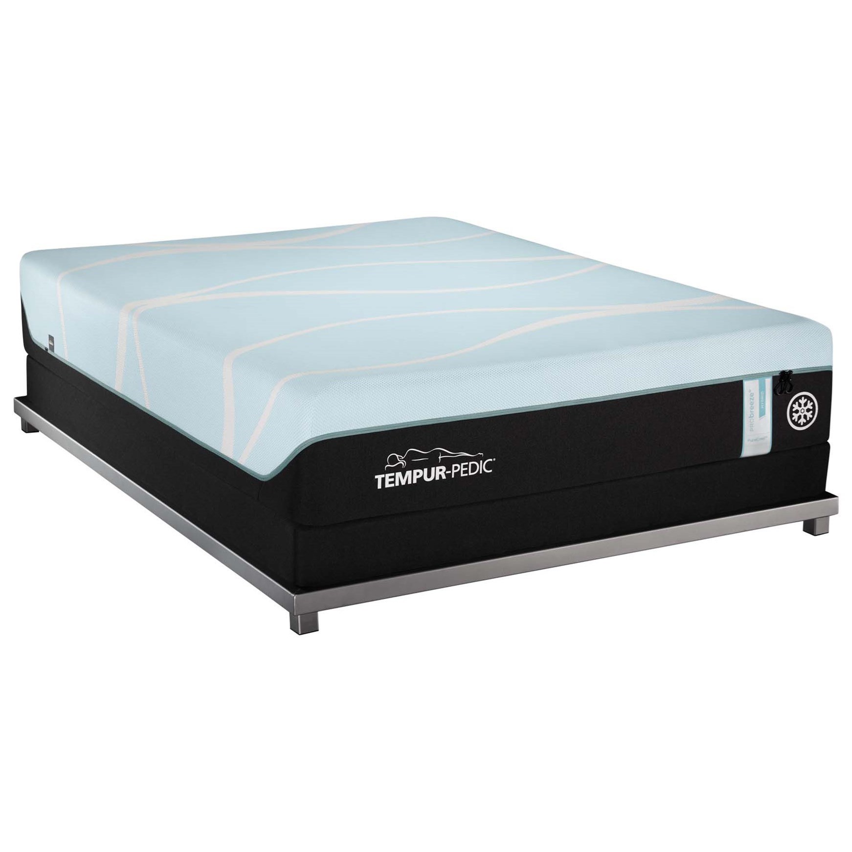 TempurPedic® TEMPURPRObreeze°™ Medium Hybrid 10242190+21514190 Split